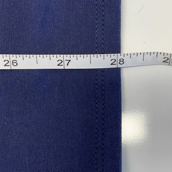 Soft Surrounding Size L Blue Navy Long Sleeves Pima Cotton Blend - Picture 8 of 8